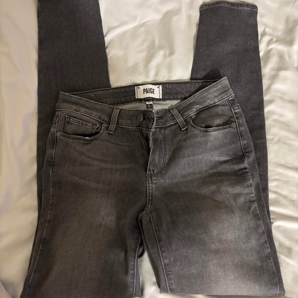 Paige Women's Black/grey skinny Jeans